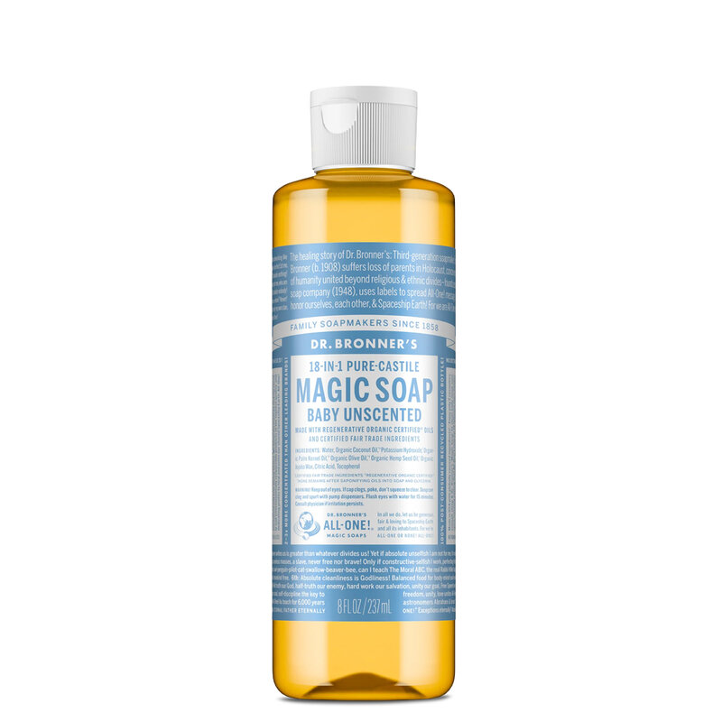 Baby Unscented Pure-Castile Magic Liquid Soap