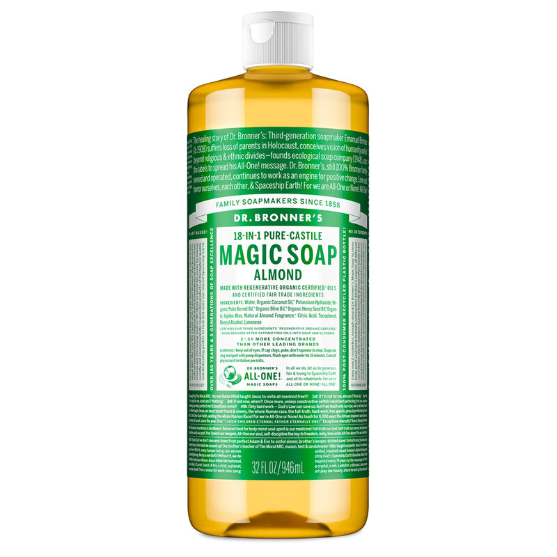 Almond Pure-Castile Magic Liquid Soap