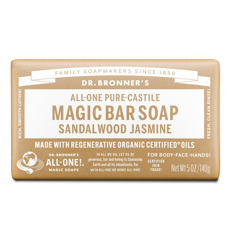 Sandalwood Jasmine Pure-Castile Magic Bar Soap