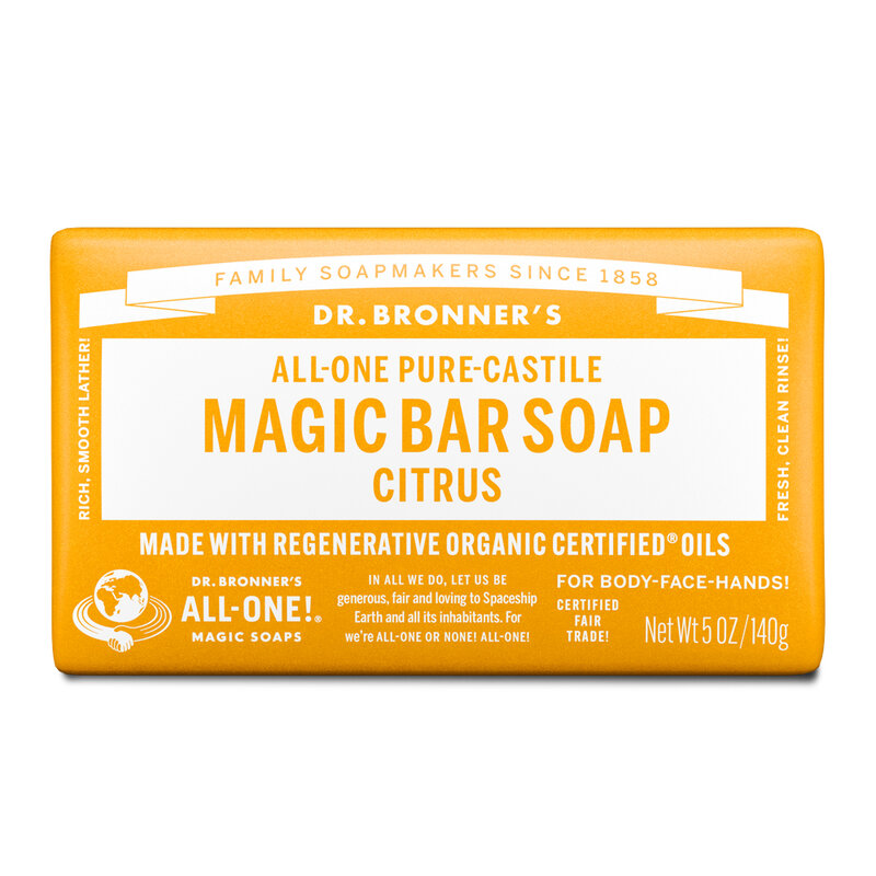 Citrus Orange Pure-Castile Magic Bar Soap