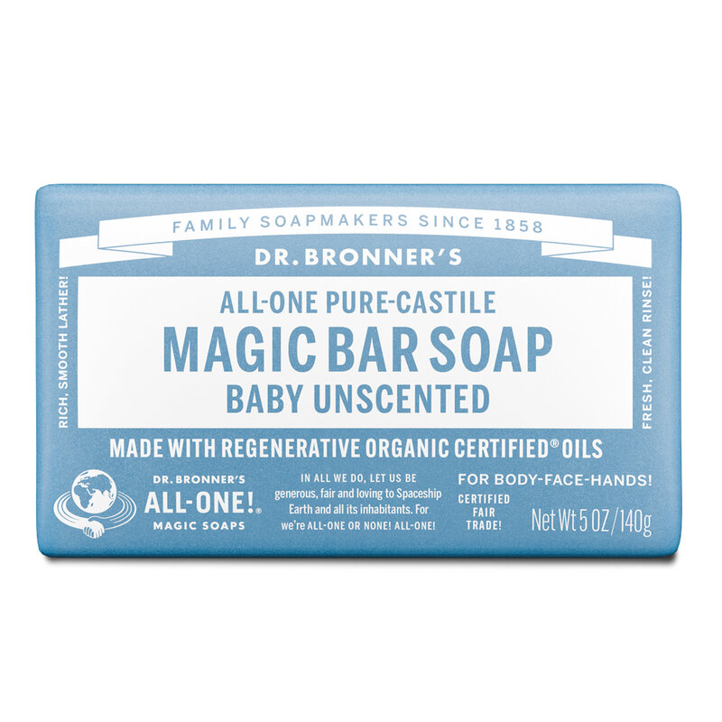Baby Unscented Pure-Castile Magic Bar Soap