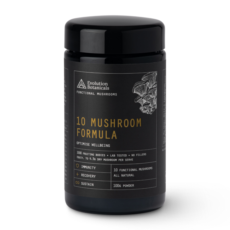 Organic 10 Mushroom Formula Jar