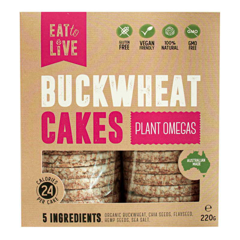 Buckwheat Cakes with Plant Omegas