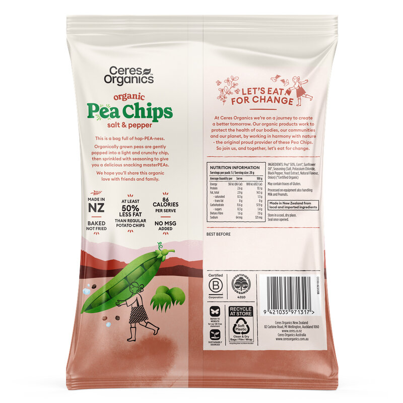 Pea Chips - Salt & Pepper — image 2
