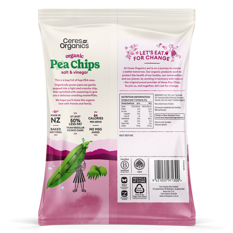 Pea Chips - Salt & Vinegar — image 2