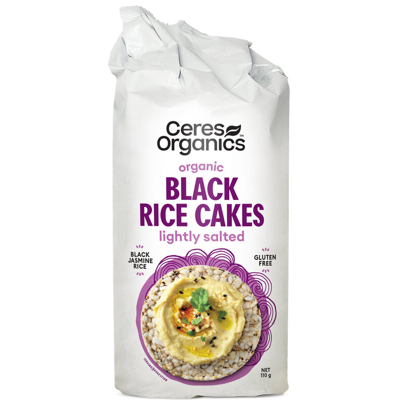 Black Rice Cakes, Lightly salted