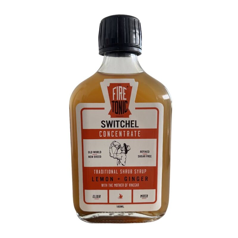 Switchel Concentrate - Lemon & Ginger Shrub Syrup