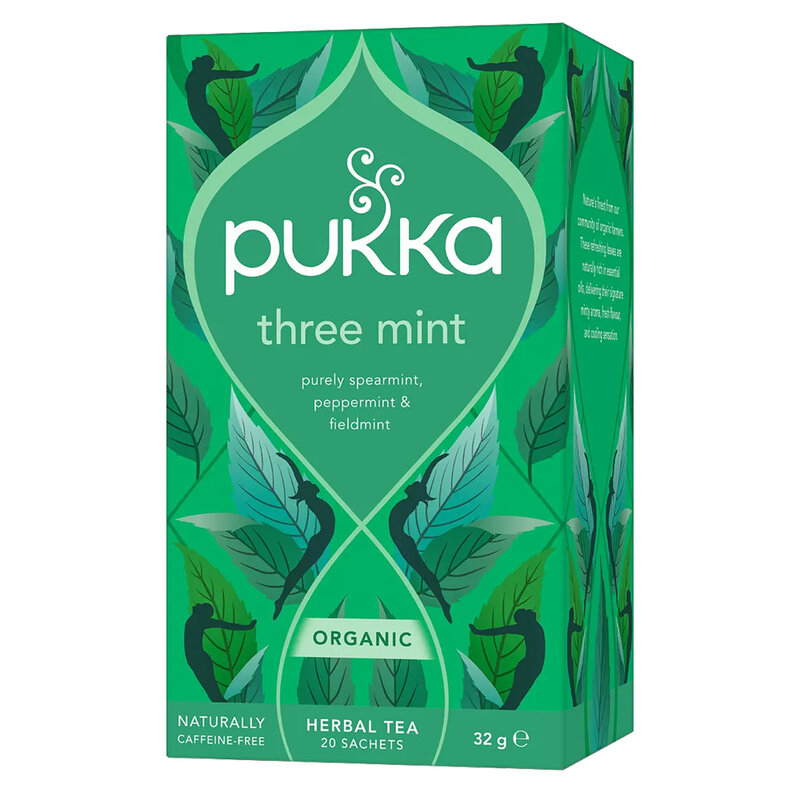 Three Mint Tea Bags