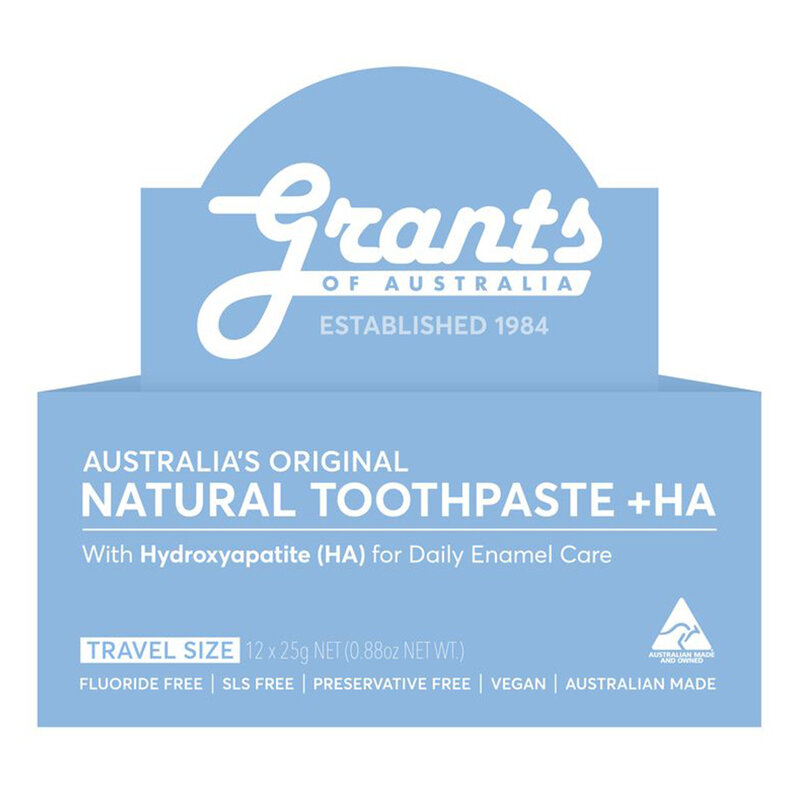 Whitening + HA Natural Toothpaste - MINI TRAVEL SIZE — image 3