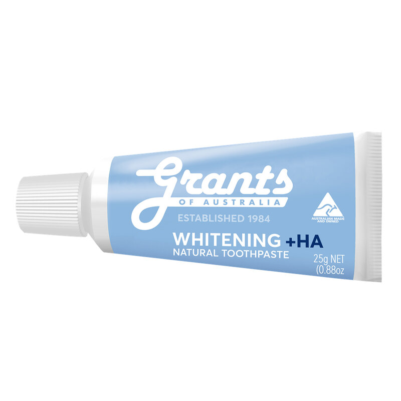 Whitening + HA Natural Toothpaste - MINI TRAVEL SIZE