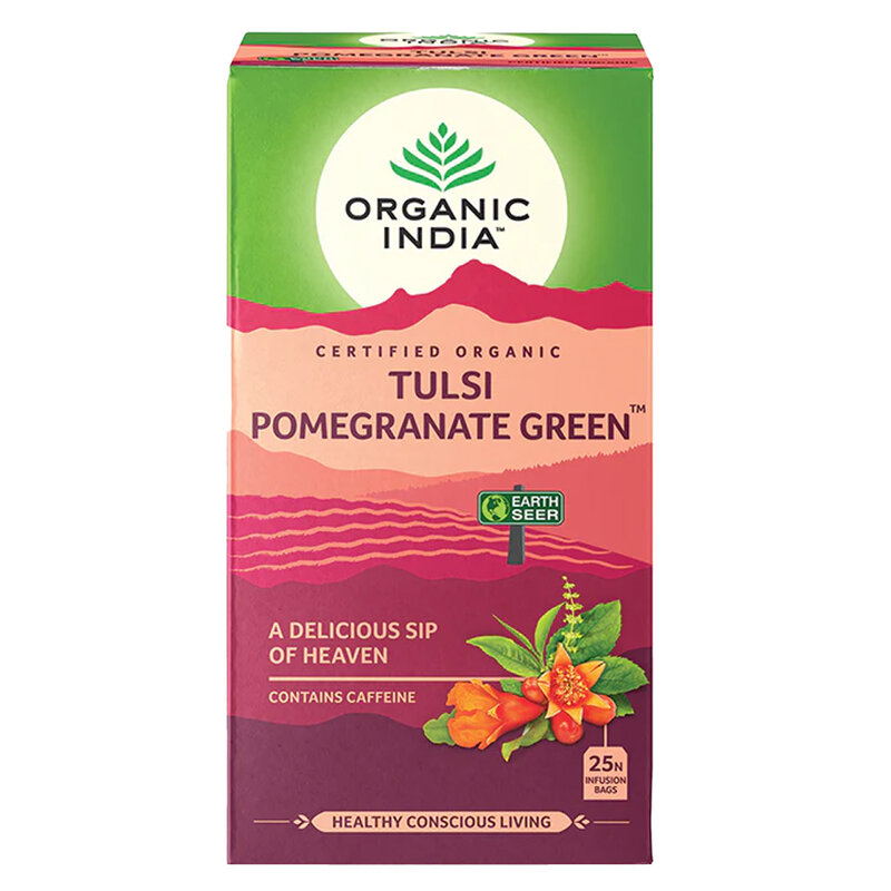 Tulsi Pomegranate Green Tea  