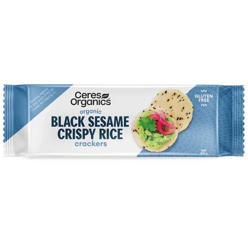 Rice Crackers - Black Sesame
