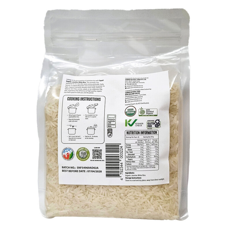 Organic Jasmine Rice White