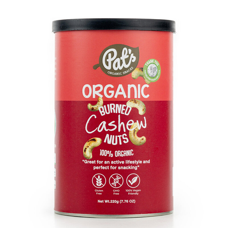 Pats Organic Cashews Burned