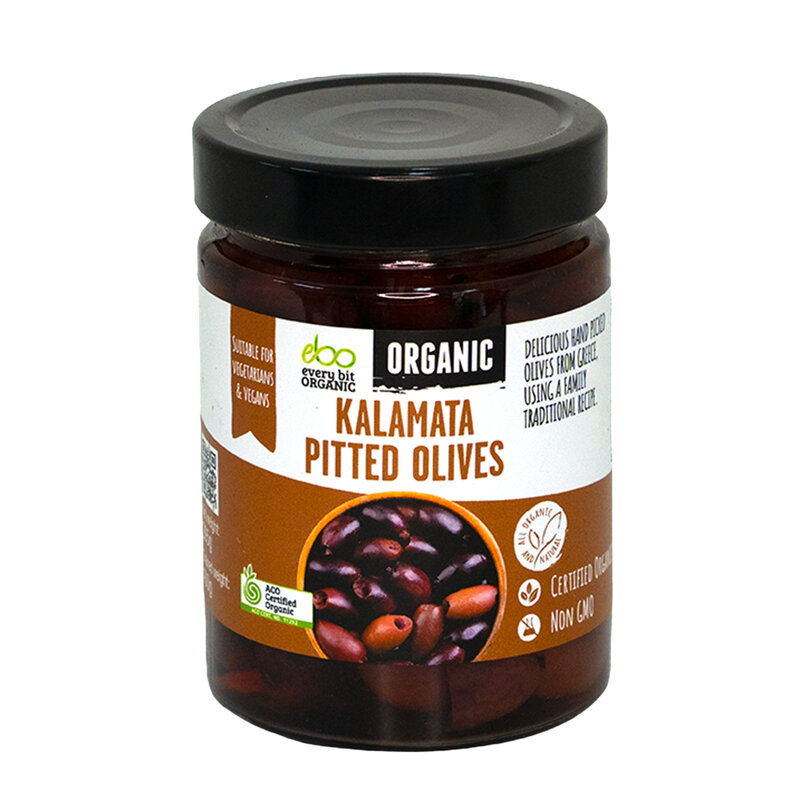Organic Kalamata Pitted Olives