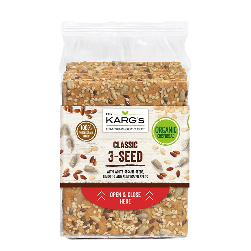 Organic Crispbread Classic 3 Seeds