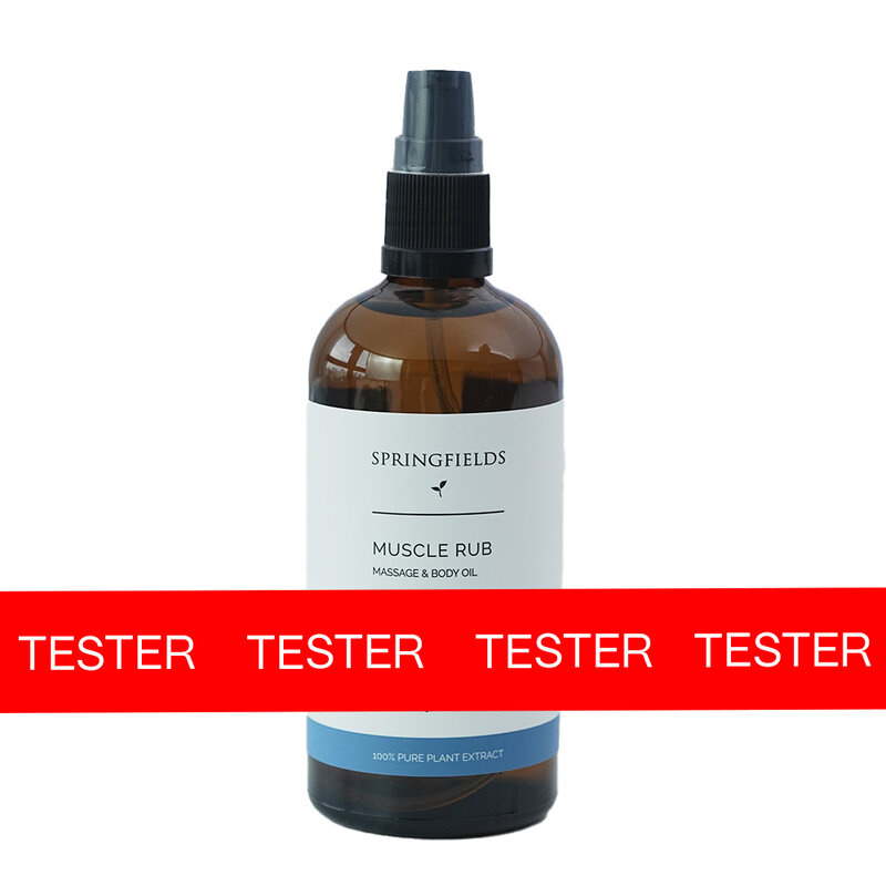 Muscle Rub Massage & Body Oil - TESTER