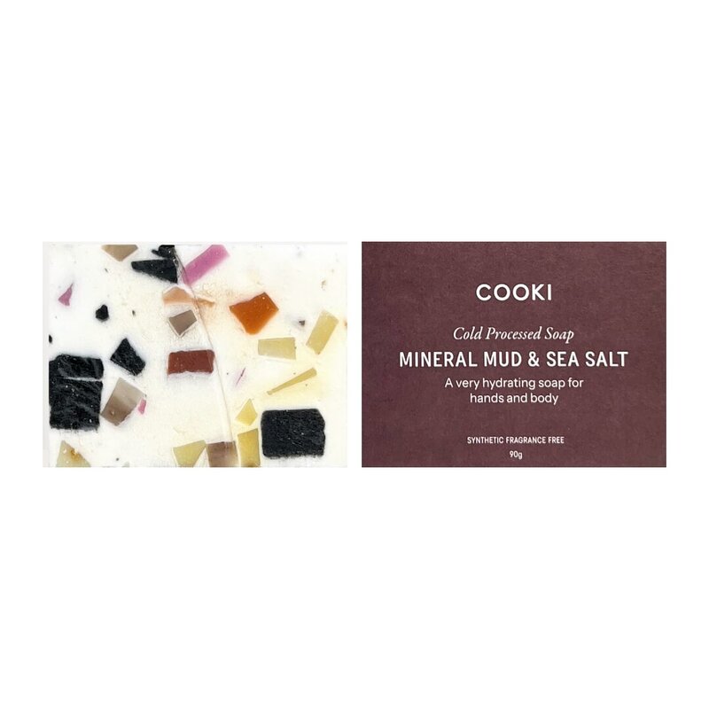 Cold Processed Hand & Body Soap in Mineral Mud & Sea Salt 90g