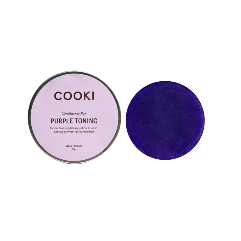 Purple Toning Conditioner Bar With Tin