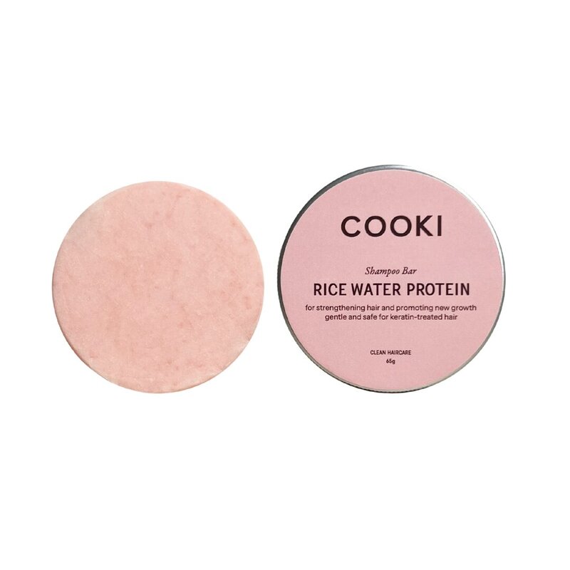Rice Water Protein Shampoo Bar With Tin
